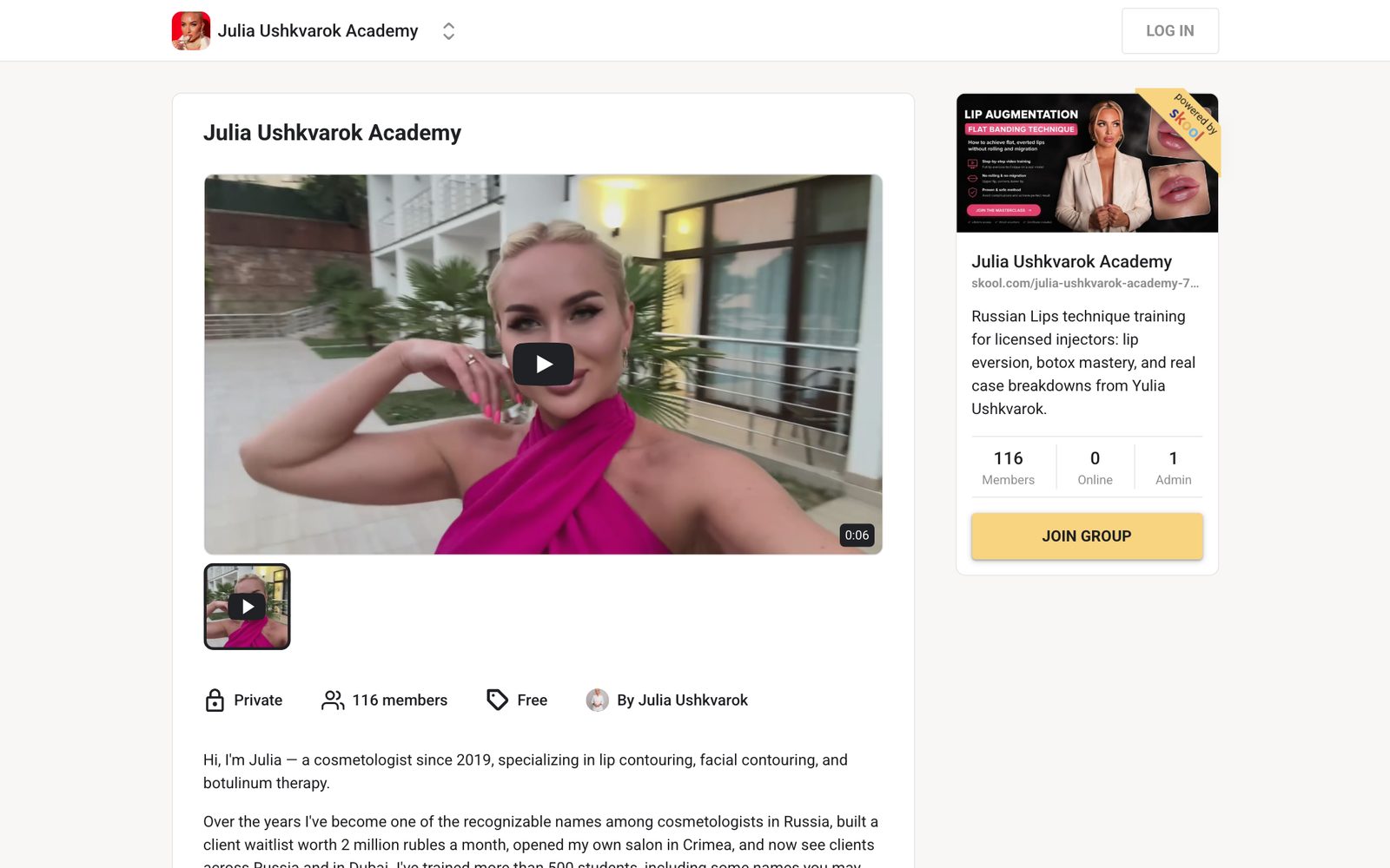 Комьюнити Julia Ushkvarok Academy в Skool